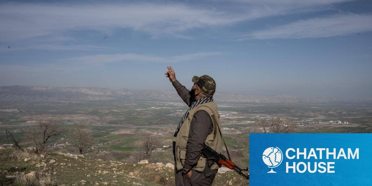 A Kurdish Iranian fighter in Iraq