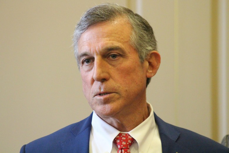 Gov. John Carney speaks at a bill signing in Dover, Delaware, in May 2024.