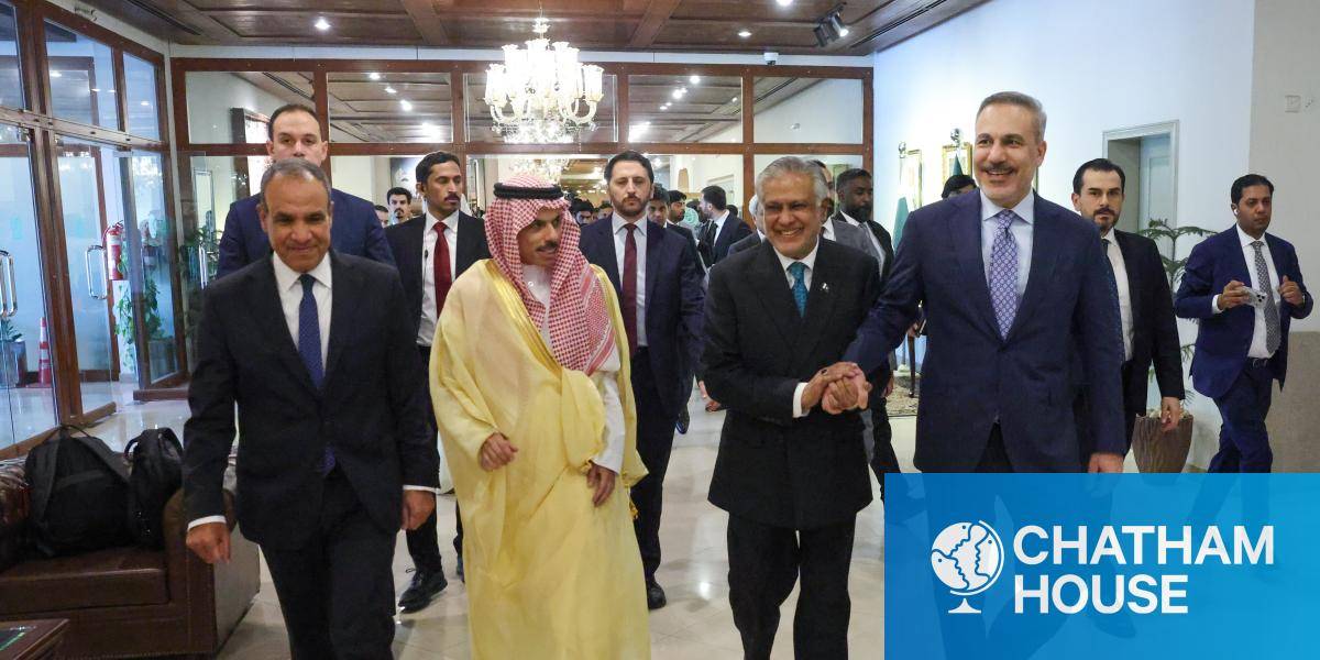 Turkish Foreign Minister Hakan Fidan attends the Turkiye-Egypt-Pakistan-Saudi Arabia foreign ministers meeting in Islamabad.