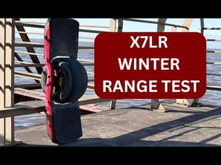 Funwheel X7 Long Range: Winter Range Test!
