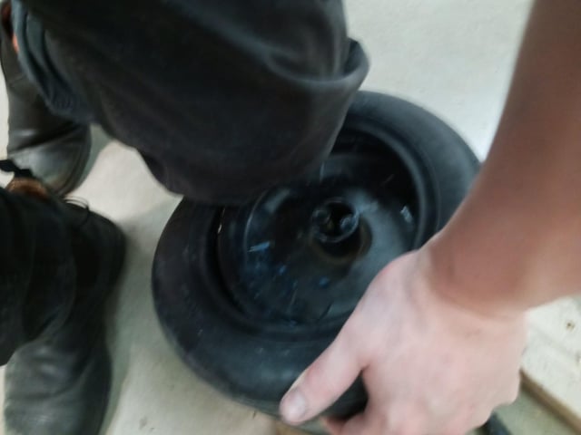 I can't get my onewheel tire on.