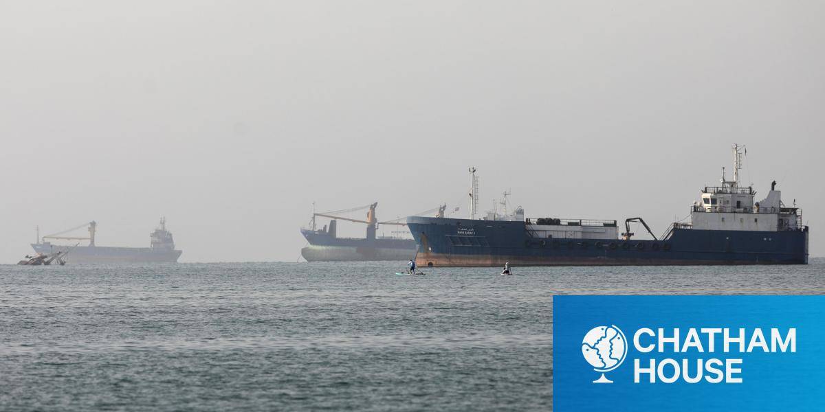Boats are seen from Bandar Abbas in Iran