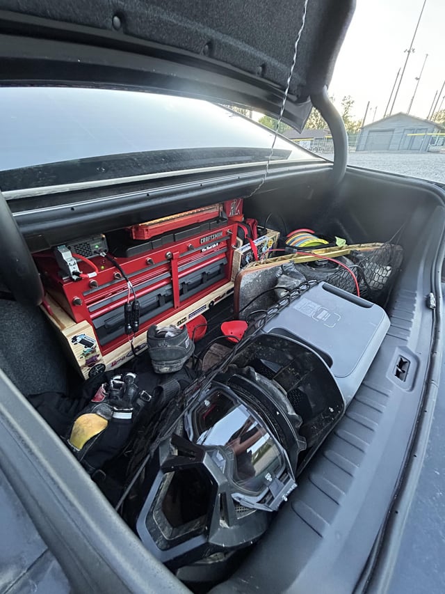 Anybody else have a mobile charging setup? Stoked on this BLUETTI alternator charger paired with the station. Show me what you have rigged up!