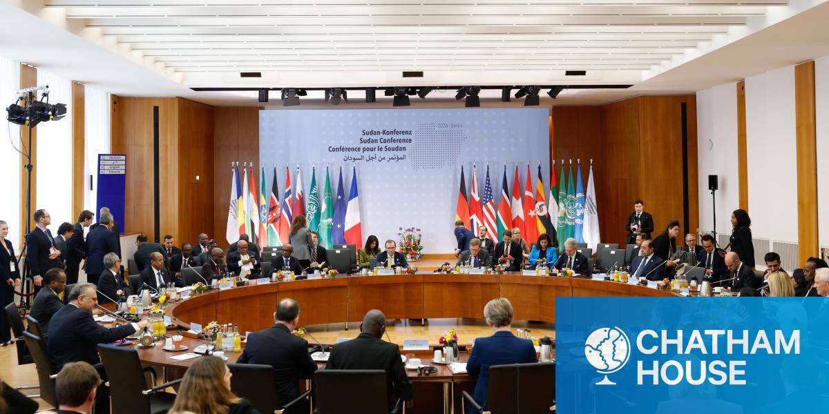 The third international conference on Sudan, underway at the Foreign Office in Berlin on 15 April 2026. 