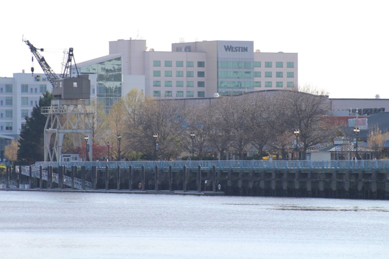 The Riverfront community in Wilmington, Delaware, is pictured in April 2025.