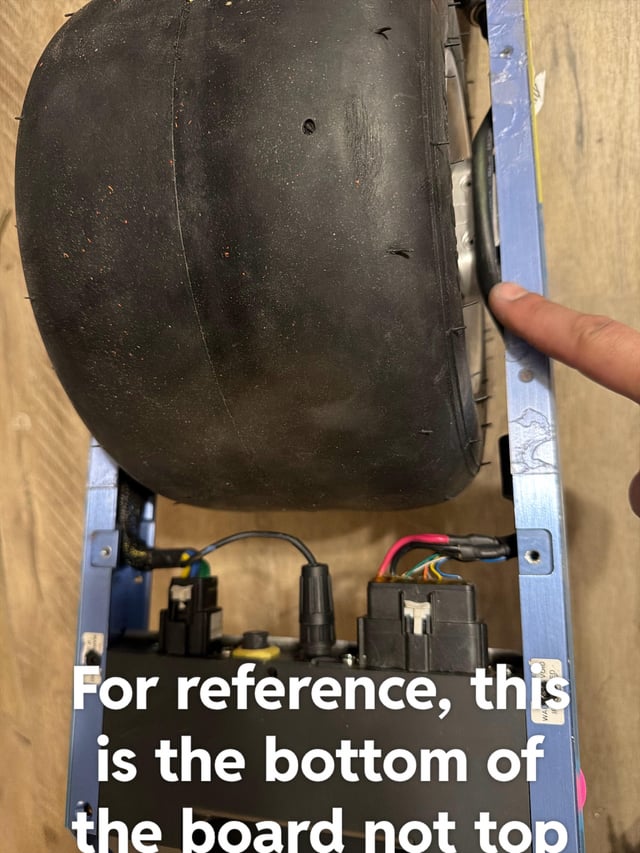 Hey All, my Onewheel is this correct how the wires guided ? Did tire swap and seems a bit suspect if I had a opinion