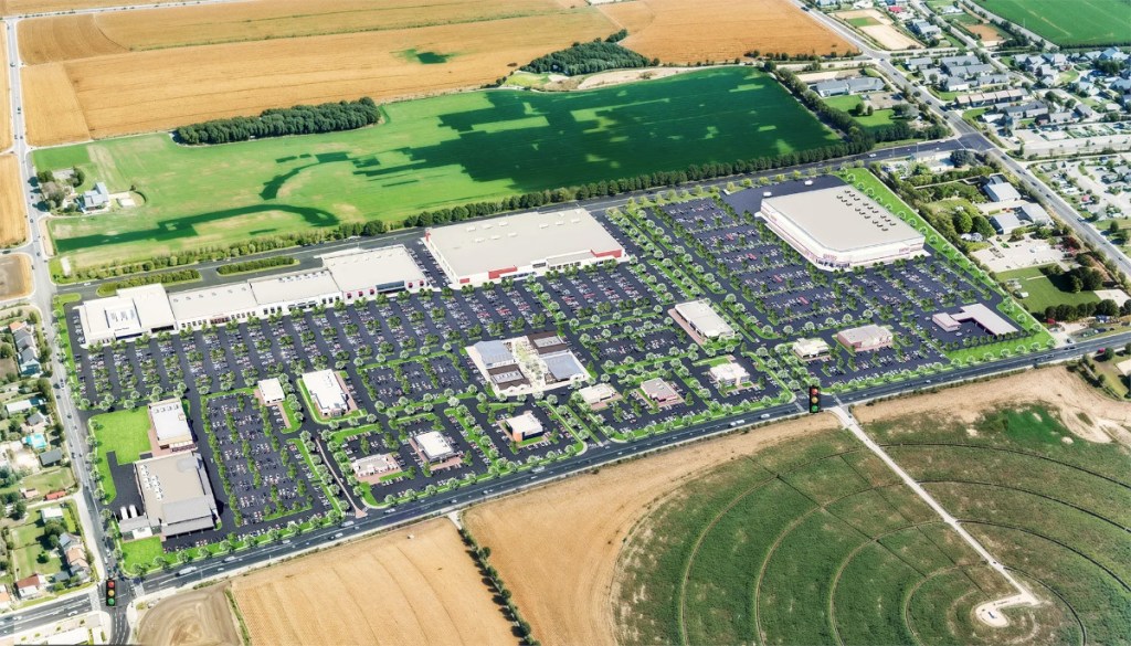 A rendering of the proposed Atlantic Fields shopping center is pictured.