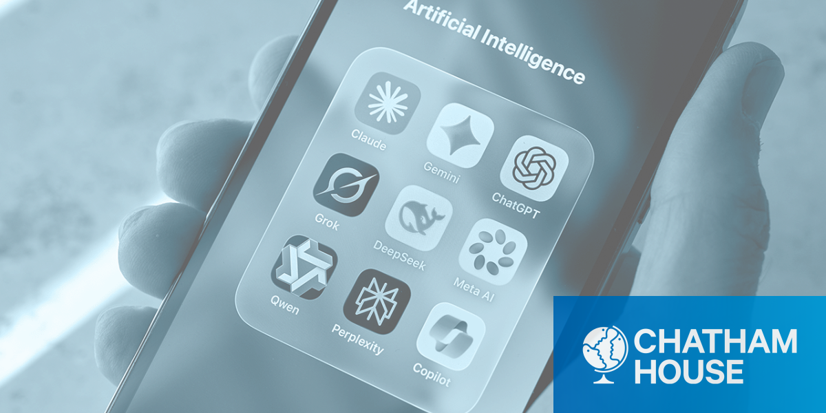 Phone screen showing AI app icons