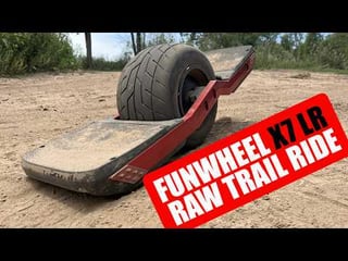 Funwheel X7 Long Range - Trail riding RAW compilation