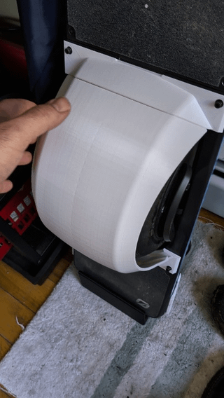 3D printed Drop Top fender.