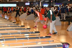 Special Olympics Delaware athletes compete in the 2025 State Bowling Tournament at Mid-County Lanes. Photo Credit: Special Olympics Delaware.