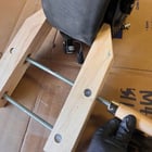 Easy Tire change - handscrew wood clamp