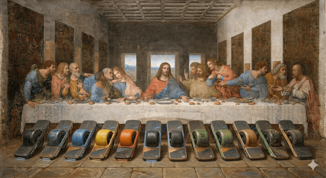 Truly I tell you, one of you will nosedive tonight.