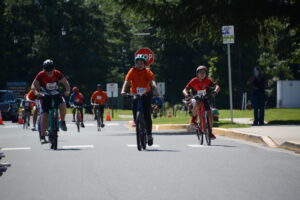 Participants race during the 2025 Special Olympics Delaware Cycling Classic. Photo Courtesy of Special Olympics Delaware.